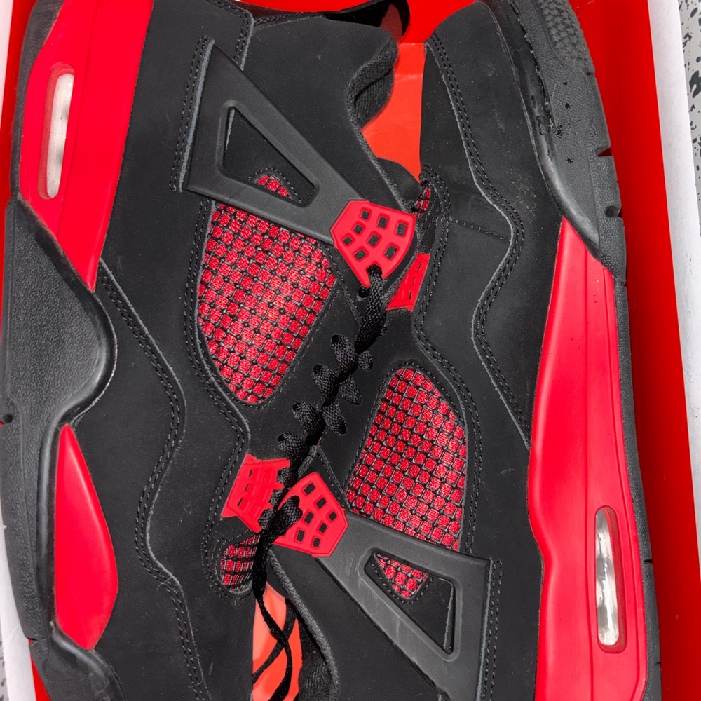 Black and Red Sneakers